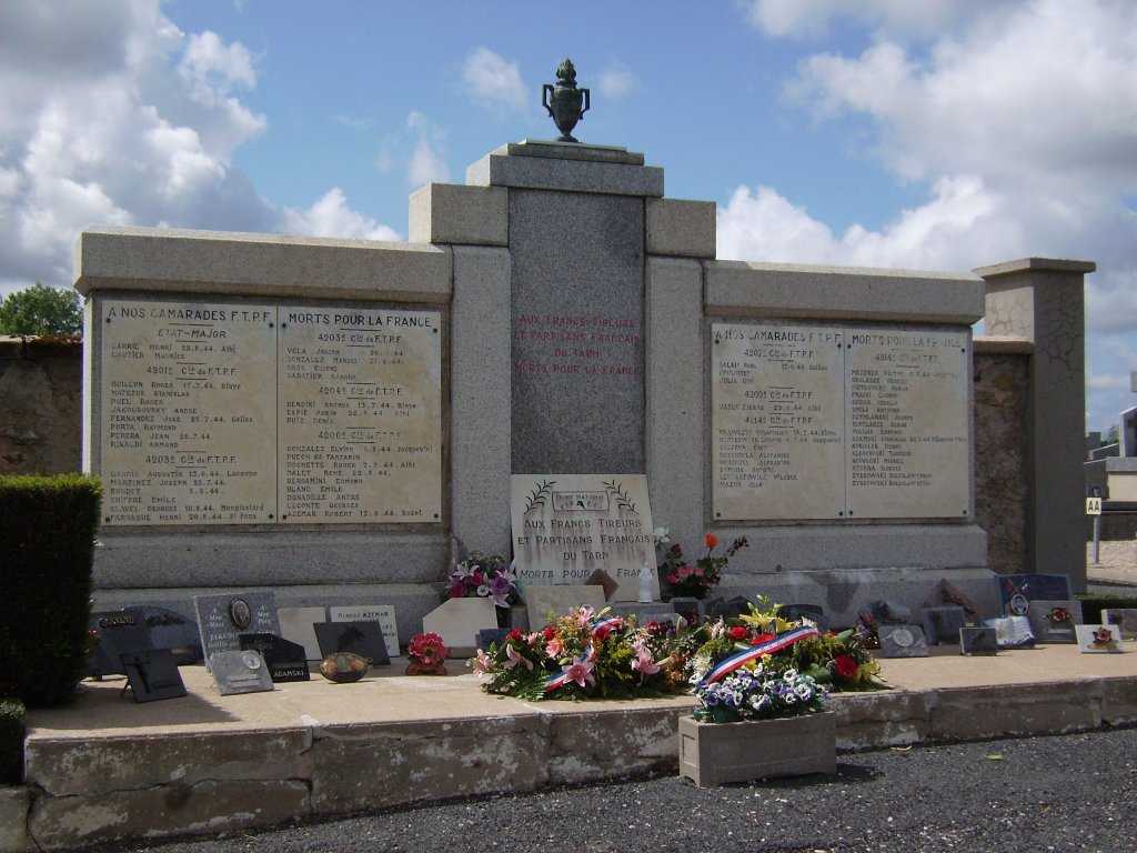 Denkmal für die umgekommenen Résistants, Blaye-les-Mines