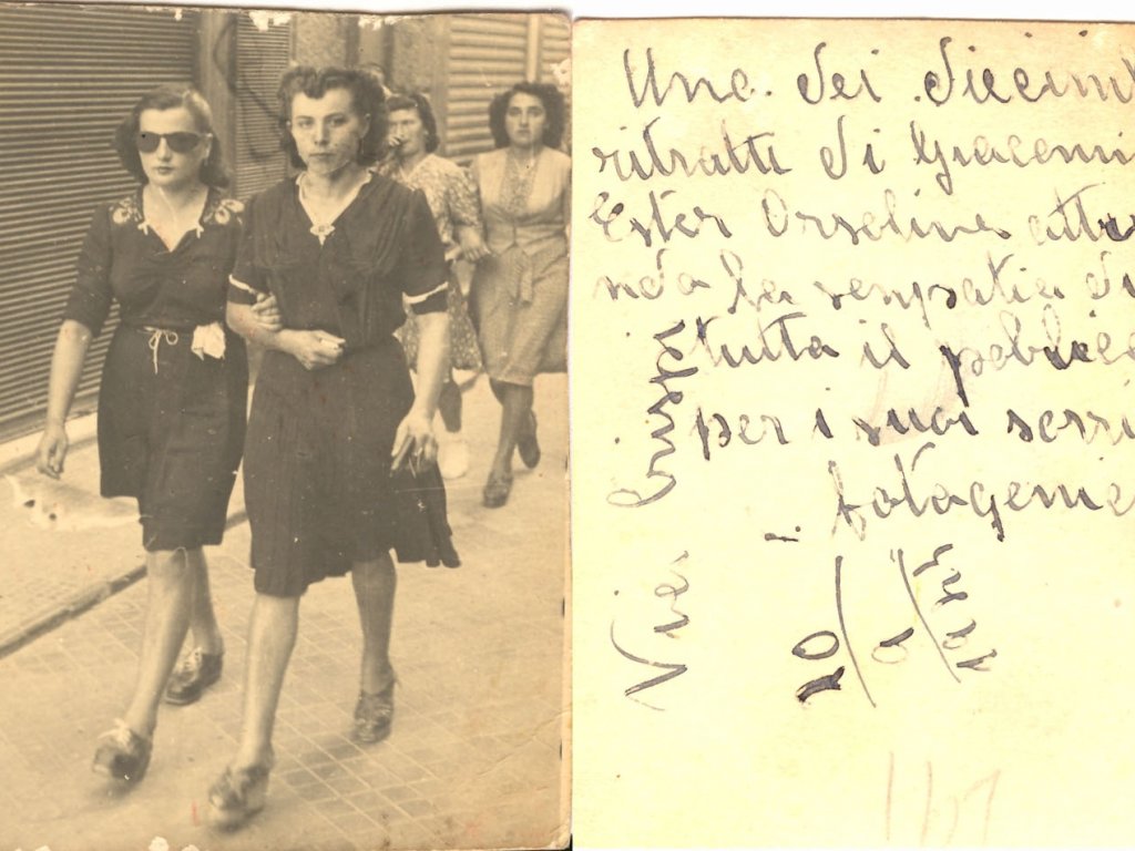 Giacomina Castagnetti (mit Brille) in Reggio Emilia September 1944 (Foto: ERA)