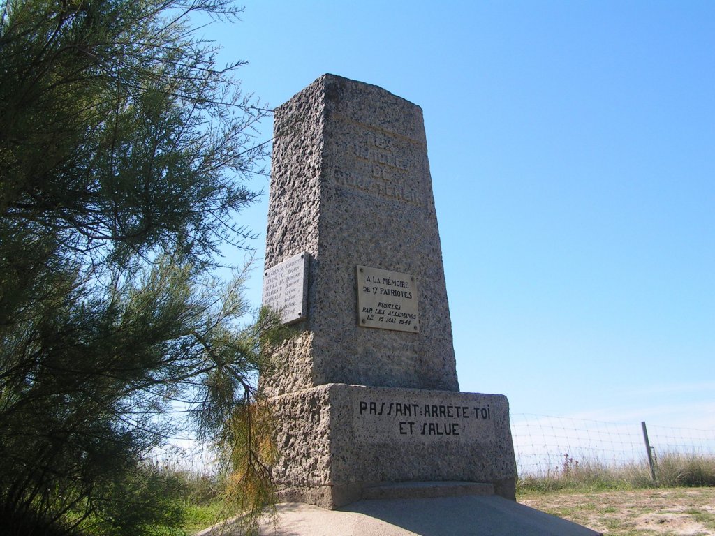 Denkmal für die im Mai 1944 erschossenen Patrioten (© Vincent Rogard)