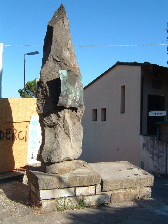 Denkmal für die gefallenen Partisanen von Tre Pini (Foto: Baldini)