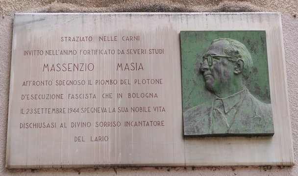 Gedenktafel für Massenzio Masia