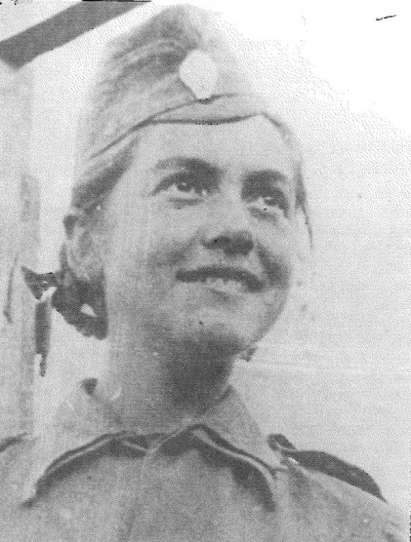 Maria Veikou während der deutschen Besatzung